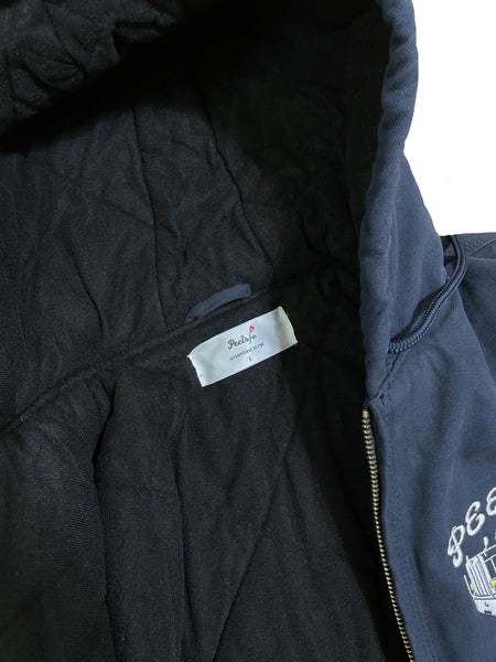 Heavy Weight Duck Canvas Trucker Jacket Navy