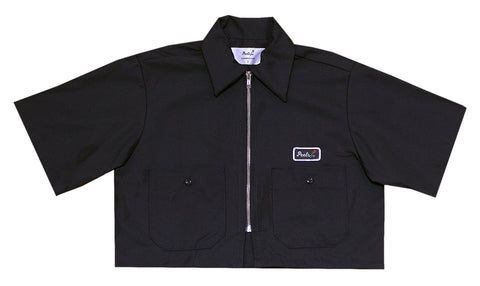 Peels Black Crop-Zip