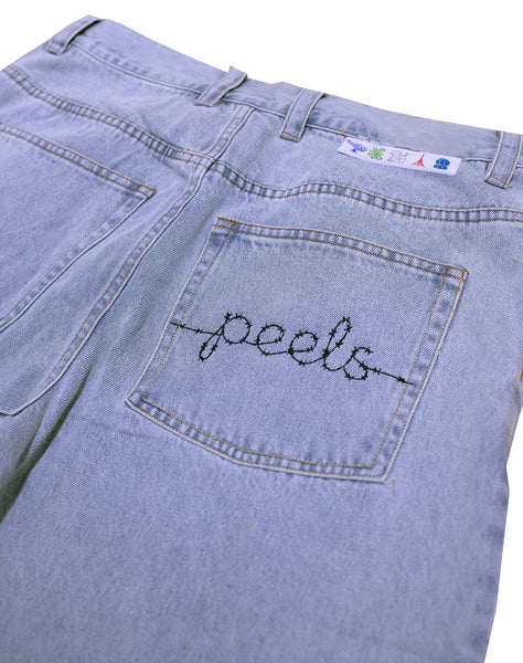 Peels Barb Logo Jeans Light Wash