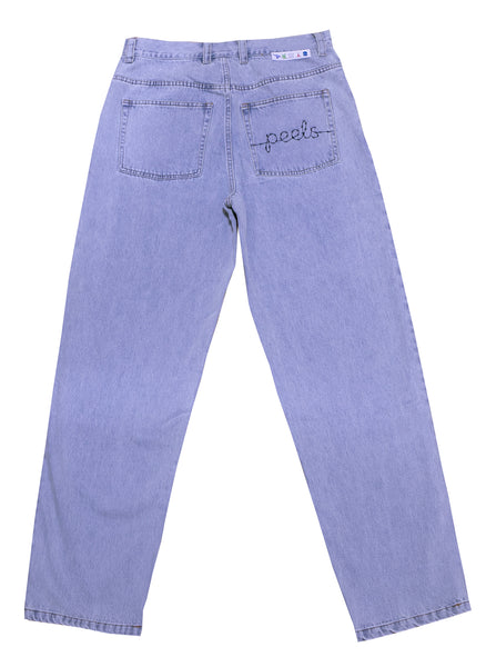 Peels Barb Logo Jeans Light Wash