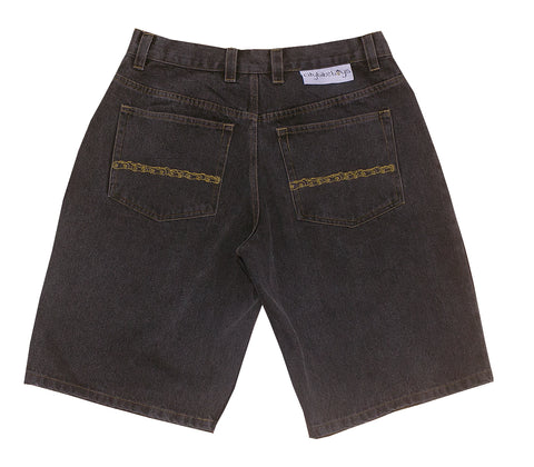 Chain Jorts Black