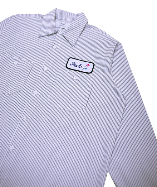 Peels Classic Longsleeve stripe Rose Patch