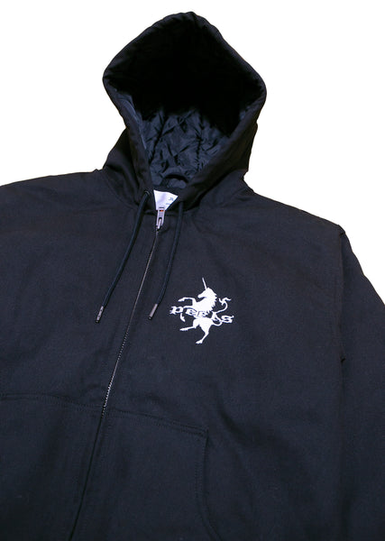Heavy Canvas Hoodie with Diamond Stitched Liner
