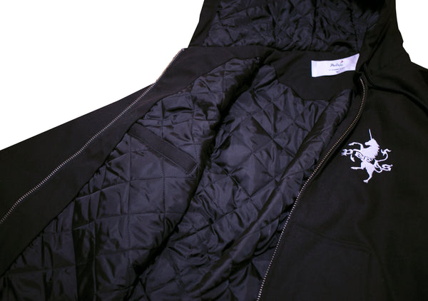 Heavy Canvas Hoodie with Diamond Stitched Liner