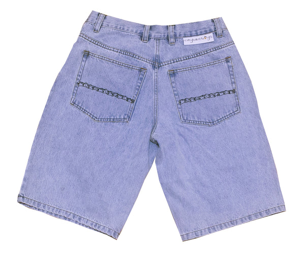 Chain Jorts Blue