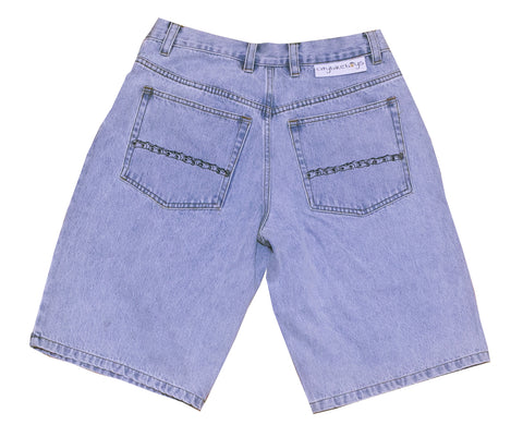 Chain Jorts Blue