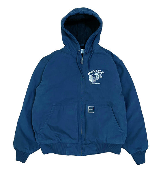 Heavy Weight Duck Canvas Trucker Jacket Navy