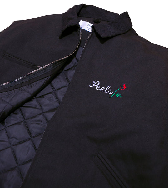 Heavy Canvas Jacket with Corduroy Collar (Diamond Stitched Lining)